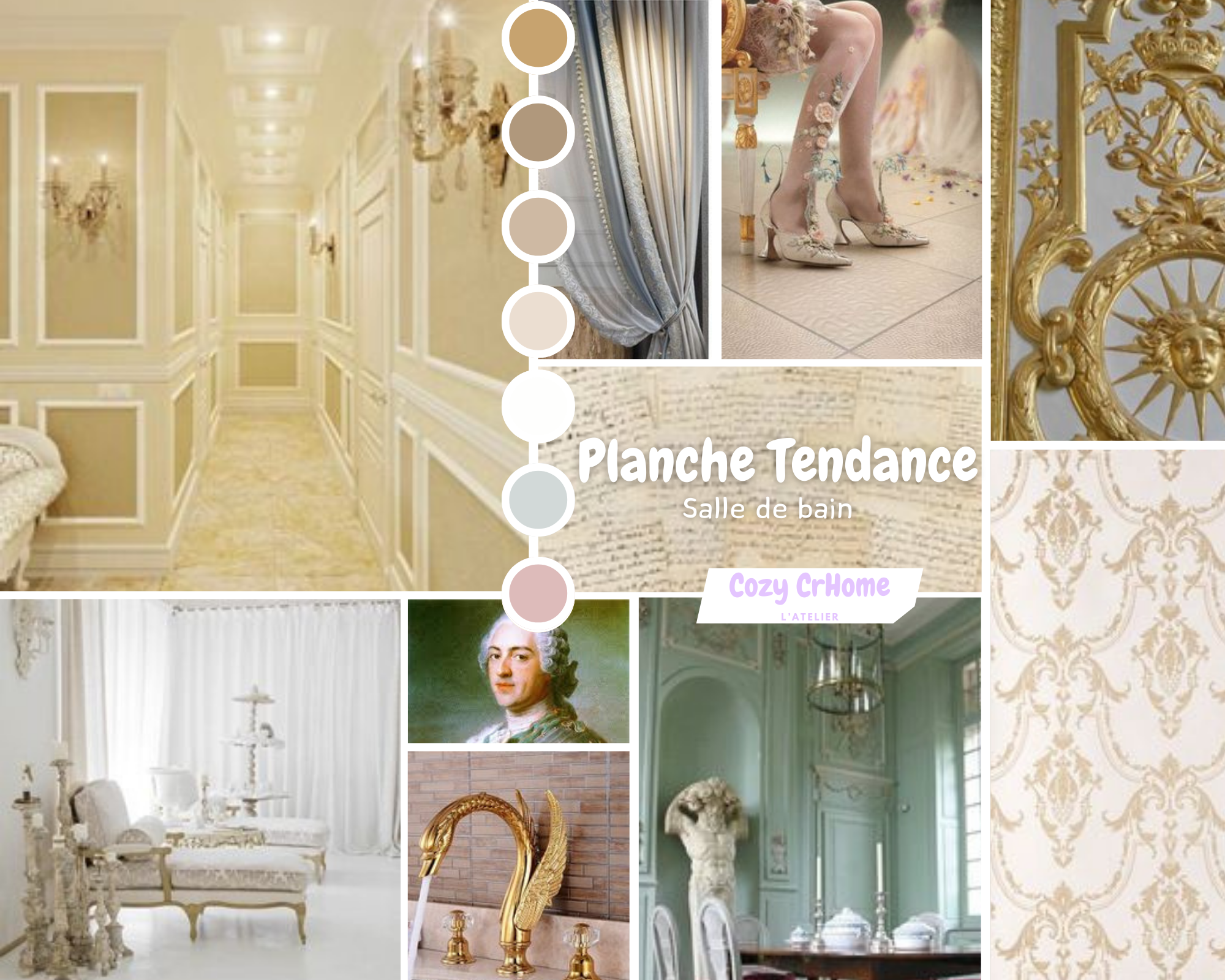 planche tendance Salle de bain Louis XVI